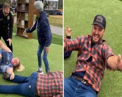 The star collaborated with singer Luke Bryan to prank his mother in 2019.